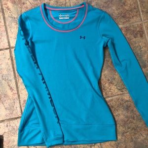 [under armour] XS like new fitted blue long sleeve